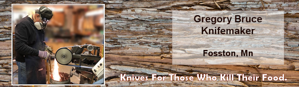 I make custom made Hunting Knives and custom made Fillet Knives for fishing.